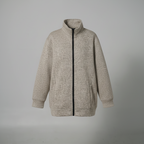 Warm Cream Zipper Jacket