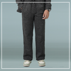 Premium Black Melange Colour Trouser