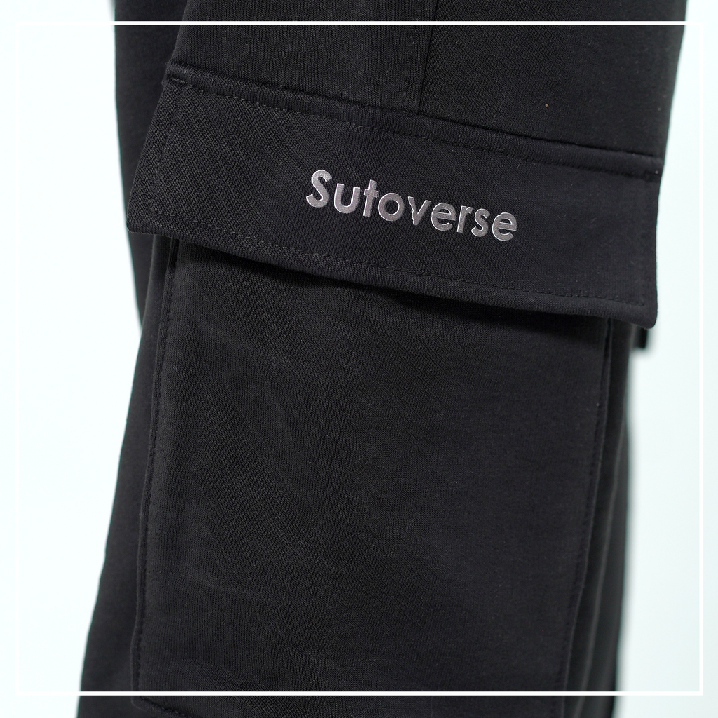 Premium Cotton Black Pockets Trouser