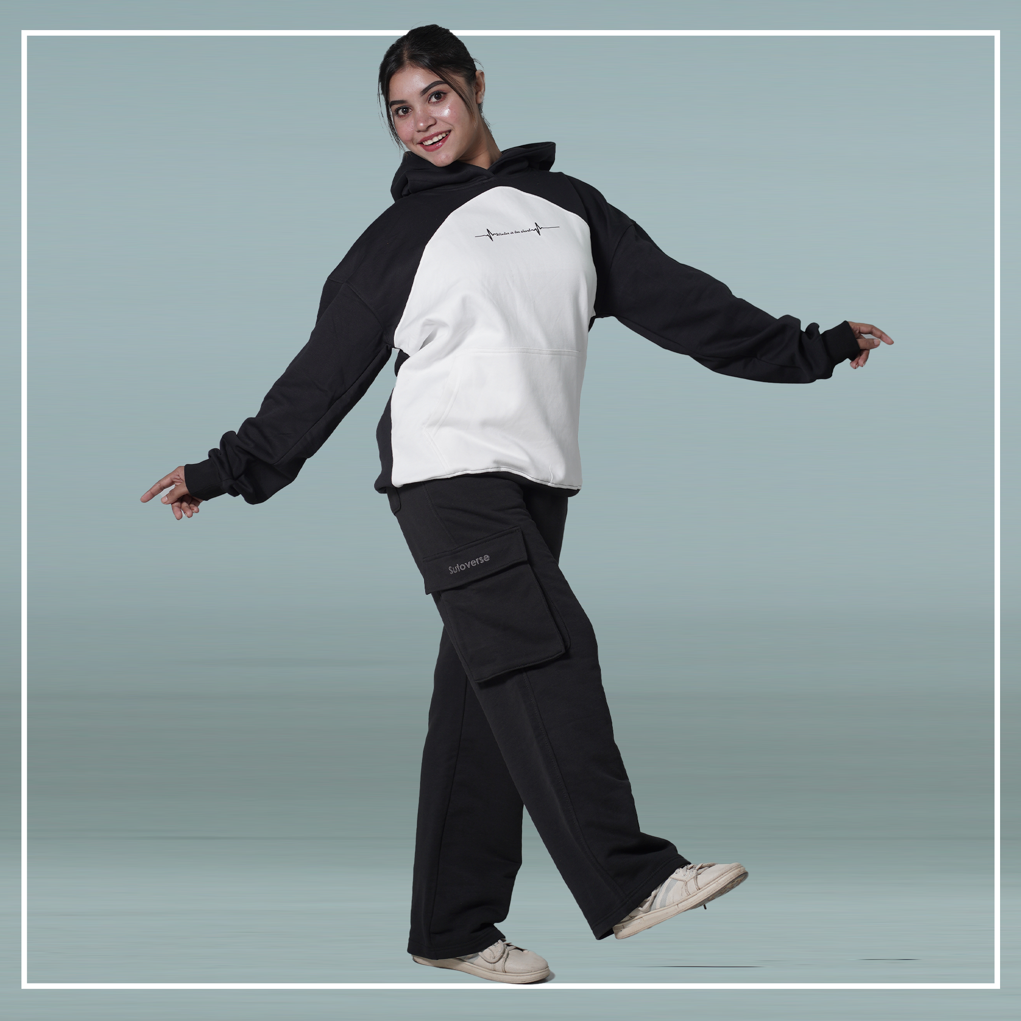 Premium Cotton Black Pockets Trouser