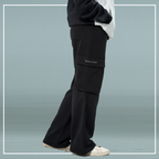 Premium Cotton Black Pockets Trouser