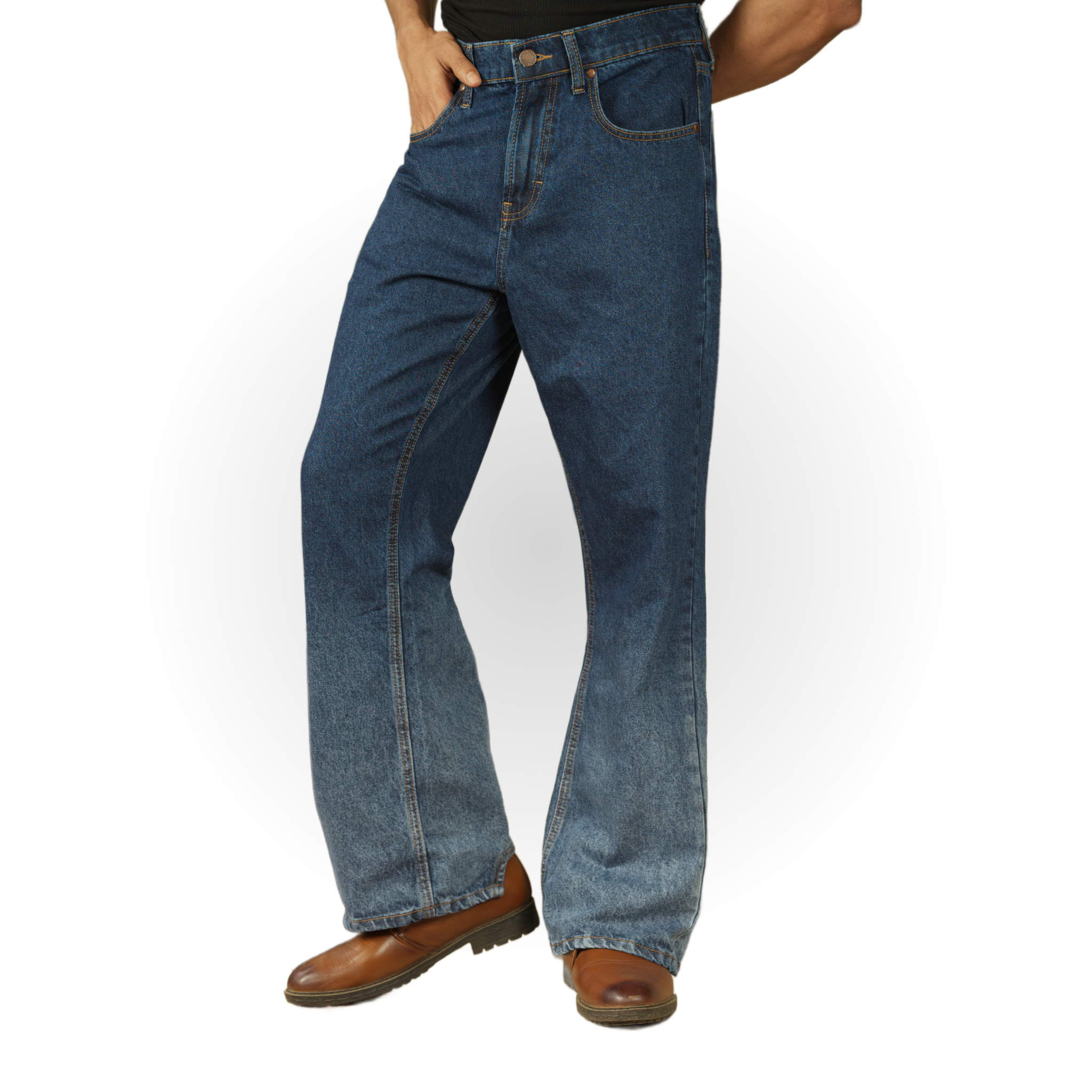 Boot Cut Blue (Two Tone)