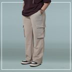 Premium Terry Cotton Warm Beige pocket Trouser